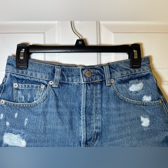 Triarchy Woman’s Denim Shorts Size 22 Waist Distressed Cut Offs NEW Hot Pants - Picture 2 of 9